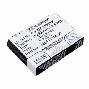 Novatel Wireless MiFi2200 Hotspot Battery 3.7V 1250mAh Li-ion MF2200RX