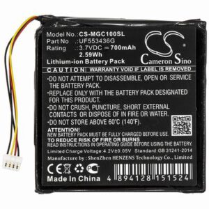 Magellan Cyclo 100 GPS Navigator Battery 3.7V 700mAh Li-ion MGC100SL