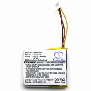 Mio Mivue 338 GPS Navigator Battery 3.7V 450mAh Li-Poly MIV338SL