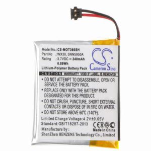 Motorola Moto 360 Smartwatch Battery 3.7V 240mAh Li-Poly MOT360SH
