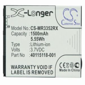 Novatel Wireless MiFi 3352 Hotspot Battery 3.7V 1500mAh Li-ion MR3352RX