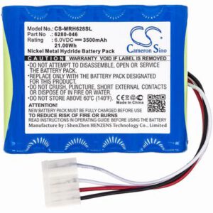 Monarch BBL Equipment Survey Test Battery 6.0V 3500mAh Ni-MH MRH628SL