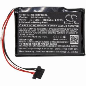 Magellan RoadMate RV 9490T-LMB GPS Navigator Battery 3.7V 1100mAh Li-ion MRV940SL