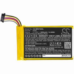 Magellan TRX7 GPS Navigator Battery 3.7V 3800mAh Li-Poly MRX700SL