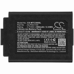 3M TAC300 Wireless Headset Battery 3.7V 900mAh Li-ion MTC300SL
