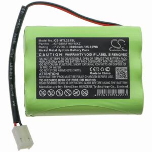 Megalite P-335 Equipment Survey Test Battery 7.2V 3600mAh Ni-MH MTL221SL