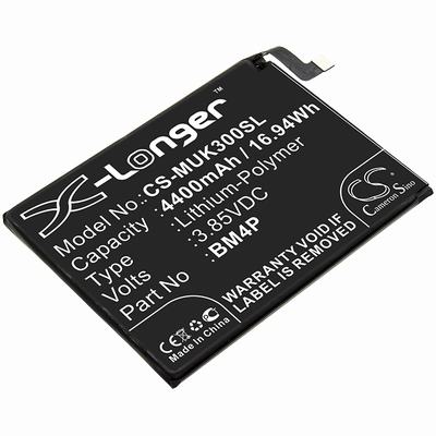 Redmi K30 Mobile SmartPhone Battery 3.85V 4400mAh Li-Poly MUK300SL