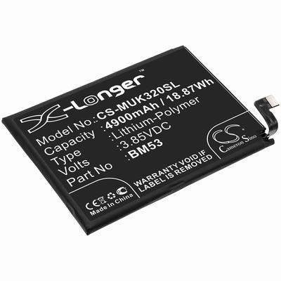 Redmi K30s Mobile SmartPhone Battery 3.85V 4900mAh Li-Poly MUK320SL