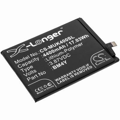 Redmi K40 5G Mobile SmartPhone Battery 3.87V 4400mAh Li-Poly MUK400SL