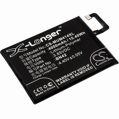 Redmi 2016090 Mobile SmartPhone Battery 3.85V 4000mAh Li-Poly MUM414XL