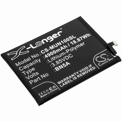 Poco M2103K19G Mobile SmartPhone Battery 3.85V 4900mAh Li-Poly MUN100SL