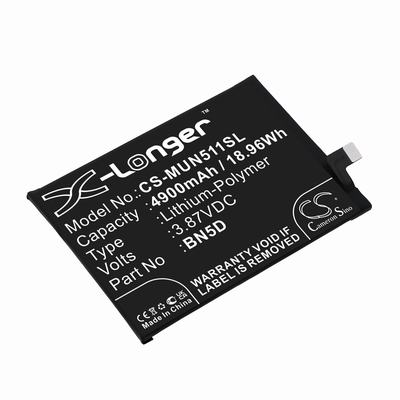Redmi 22031116BG Mobile SmartPhone Battery 3.87V 4900mAh Li-Poly MUN511SL