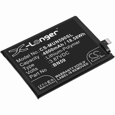 Redmi M2101K7AG Mobile SmartPhone Battery 3.87V 4800mAh Li-Poly MUN590SL
