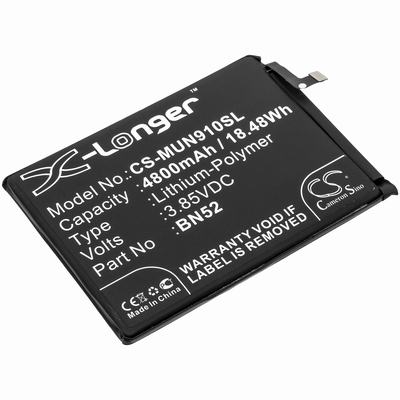Redmi M2003J6A1G Mobile SmartPhone Battery 3.85V 4800mAh Li-Poly MUN910SL