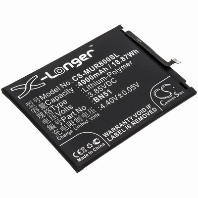 Redmi 8 Mobile SmartPhone Battery 3.85V 4900mAh Li-Poly MUR800SL
