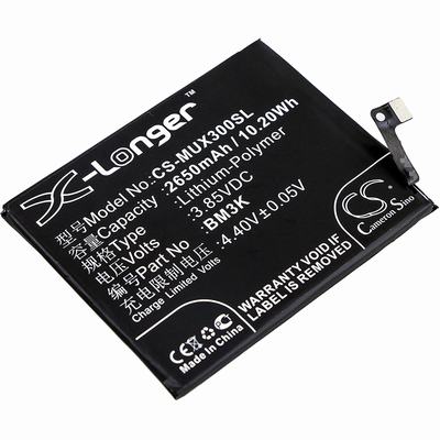Xiaomi M1810E5A Mobile SmartPhone Battery 3.85V 2650mAh Li-Poly MUX300SL