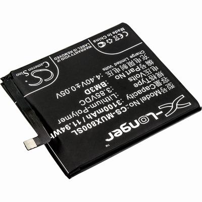 Xiaomi M1805E2A Mobile SmartPhone Battery 3.85V 3100mAh Li-Poly MUX800SL