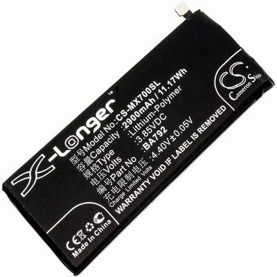 Meizu M792C Mobile SmartPhone Battery 3.85V 2900mAh Li-Poly MX700SL