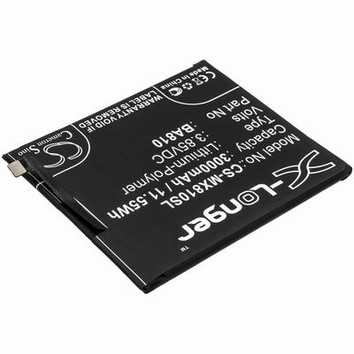 Meizu M810H Mobile SmartPhone Battery 3.85V 3000mAh Li-Poly MX810SL