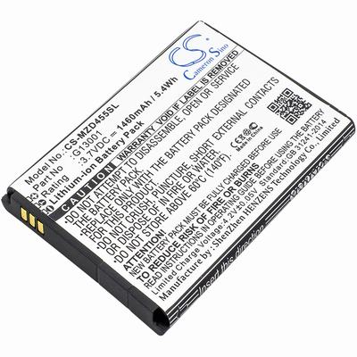 NAVON MD455 Mobile SmartPhone Battery 3.7V 1460mAh Li-ion MZD455SL