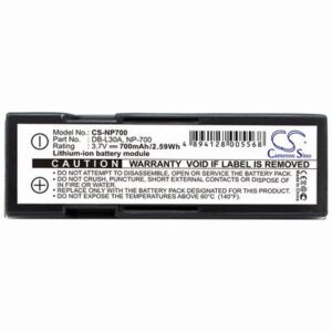 Samsung L77 Digital Camera Video Battery 3.7V 700mAh Li-Ion NP700