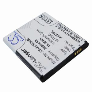 Archos 53 Platinum Mobile Phone Battery 3.7V 2800mAh Li-Polymer AVS530SL