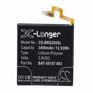 Blackberry Passport Mobile Phone Battery 3.8V 3400mAh Li-Polymer BRQ300SL