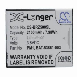 Blackberry BlackBerry Z5 Mobile Phone Battery 3.8V 2100mAh Li-ion BRZ500SL