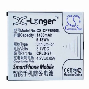 Coolpad 6168 Mobile Phone Battery 3.7V 1400mAh Li-ion CPF690SL