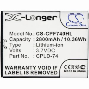 MetroPCS 5860 Pocket PC & PDA Battery 3.7V 2800mAh Li-Ion CPF740HL