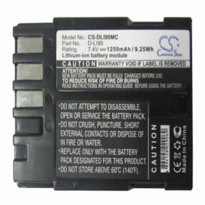 Pentax 645D Digital Camera Video Battery 7.4V 1250mAh Li-Ion DLI90MC