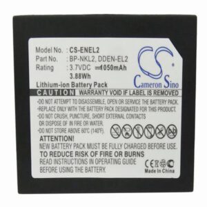 Nikon Coolpix 2500 Digital Camera Video Battery 3.7V 1050mAh Li-Ion ENEL2
