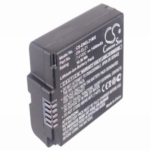 Nikon 1 V2 Digital Camera Video Battery 7.4V 1400mAh Li-Ion ENEL21MX
