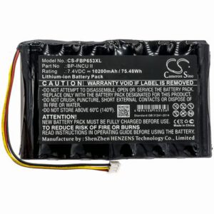 Fluke Biomedical INCU II Incubator Survey Test Battery 7.4V 10200mAh Li-ion FBP653XL