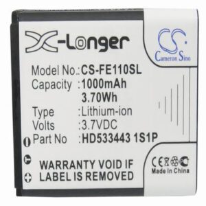 Fiio E11 Speaker Battery 3.7V 1000mAh Li-Ion FE110SL