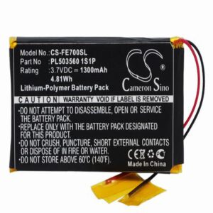 Fiio EO7K Memory Back-up Battery 3.7V 1300mAh Li-Polymer FE700SL