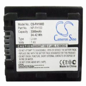 Sony DCR-HC20 Digital Camera Video Battery 7.4V 3300mAh Li-Ion FH100D