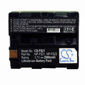 Sony DCR-PC1 Digital Camera Video Battery 3.7V 2880mAh Li-Ion FS21