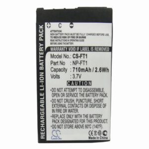 Sony Cyber-shot DSC-T3 Digital Camera Video Battery 3.7V 710mAh Li-Ion FT1