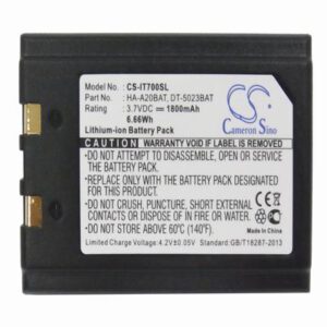 Chameleon PDT8133 Barcode Data Terminal Battery 3.7V 1800mAh Li-Ion IT700SL
