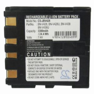 JVC CU-VH1 Digital Camera Video Battery 7.4V 3300mAh Li-Ion JBV428