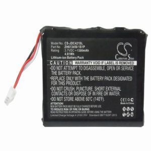 JDS Labs C421 Speaker Battery 3.7V 1300mAh Li-Ion JDC421SL