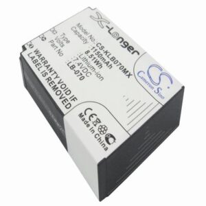 Kodak Pixpro AZ651 Digital Camera Video Battery 7.4V 1150mAh Li-Ion KLB070MX