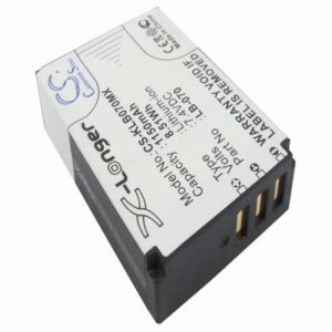 Kodak Pixpro AZ651 Digital Camera Video Battery 7.4V 1150mAh Li-Ion KLB070MX