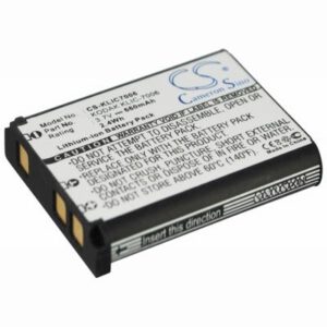 Kodak Easyshare M883 Zoom Digital Camera Video Battery 3.7V 660mAh Li-Ion KLIC7006