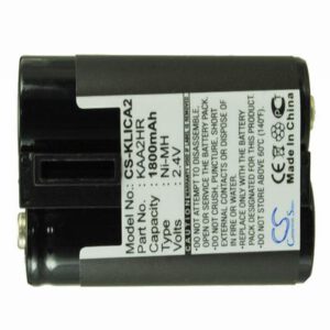 Kodak EasyShare CX6330 Digital Camera Video Battery 2.4V 1800mAh Nickel Metal Hydride KLICA2