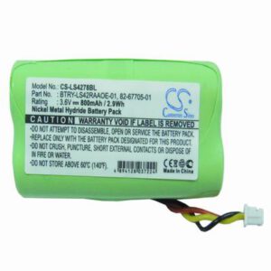 Symbol LS4278 Barcode Data Terminal Battery 3.6V 700mAh Nickel Metal Hydride LS4278BL