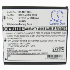 Symbol MC1000 Barcode Data Terminal Battery 3.7V 1800mAh Li-Ion MC100BL