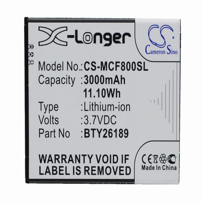 Mobistel Cynus F8 Mobile Phone Battery 3.7V 3000mAh Li-ion MCF800SL