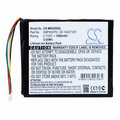 Magellan Maestro 4300 GPS Battery 3.7V 1500mAh Li-ion MR4300SL
